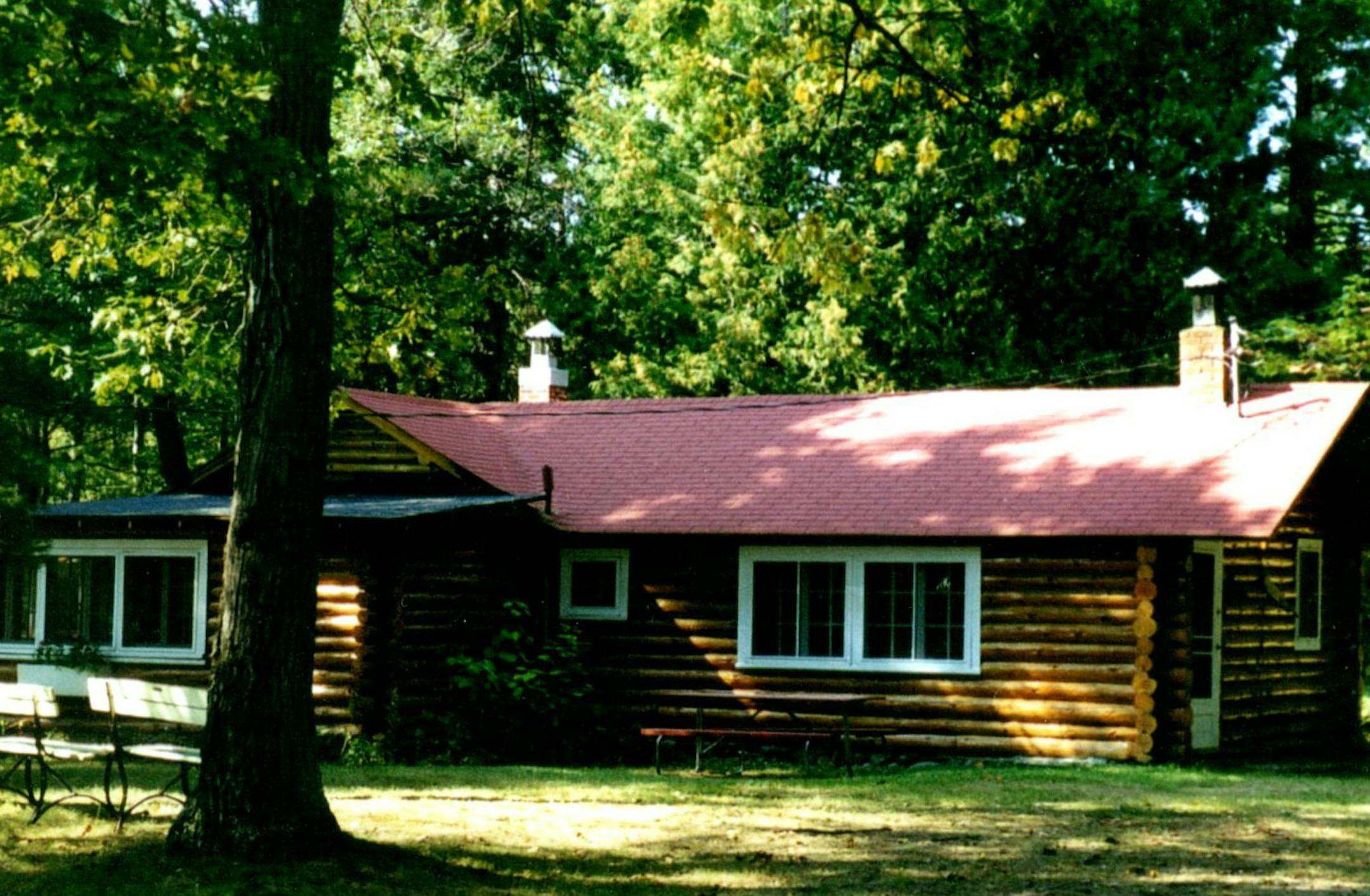 The old cabin. Phyllis Dunstone, Outdoors Weekend