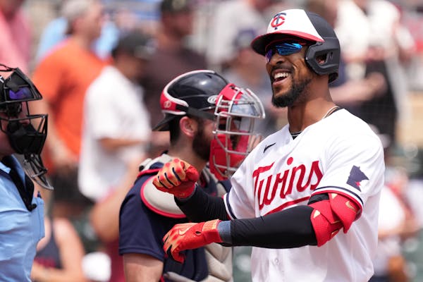 After 646 career major league games, Byron Buxton finally got to play in his home state of Georgia on Monday with the Twins in Atlanta to play the Bra