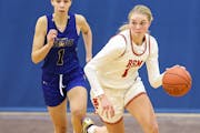 Olivia Olson averaged 22.8 points a game for Benilde-St. Margaret’s last season and is ranked third nationally in the 2024 class of girls’ basketb