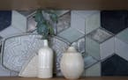 Jason DeRusha's new designer kitchen, created using artisan-crafted tile.
