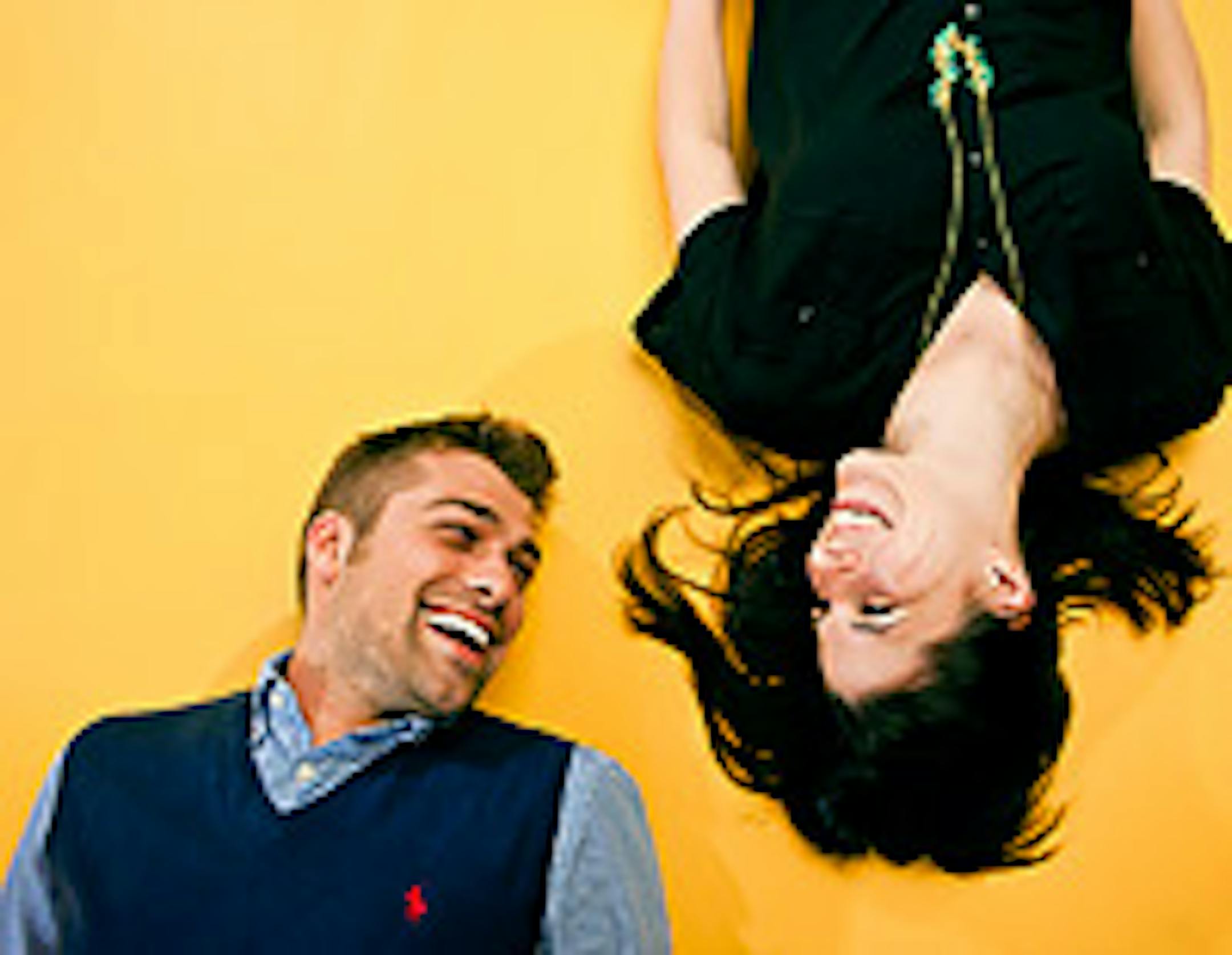 Drew Becker and Lisa Glad