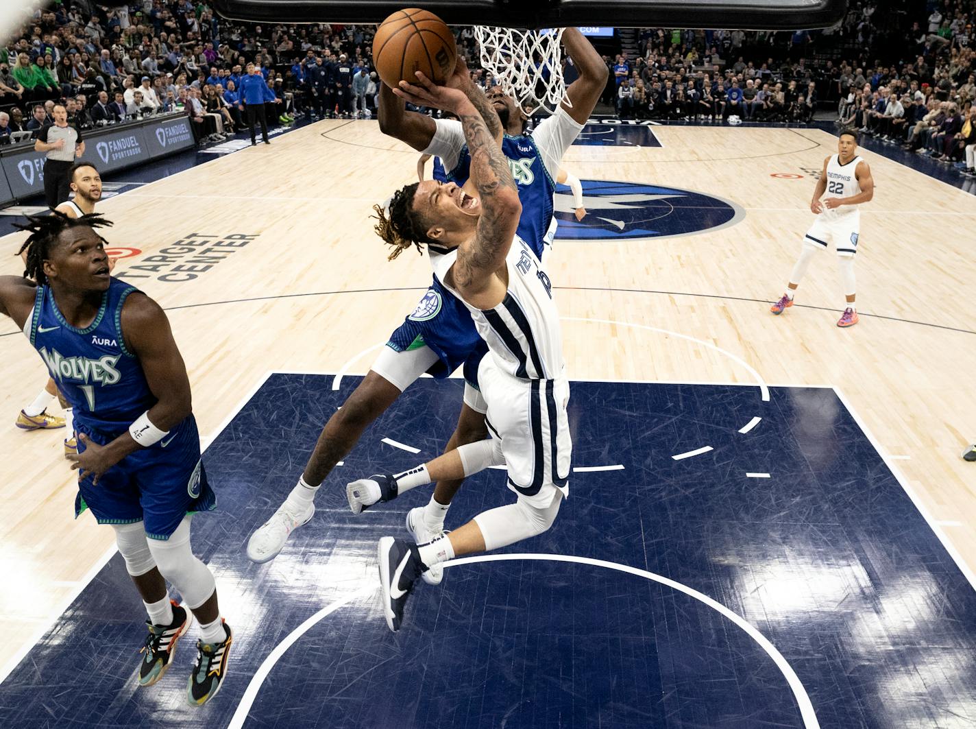 Brandon Clarke of the Grizzlies helped Memphis come back from a pair of big deficits to the Timberwolves in Game 3 at Target Center.