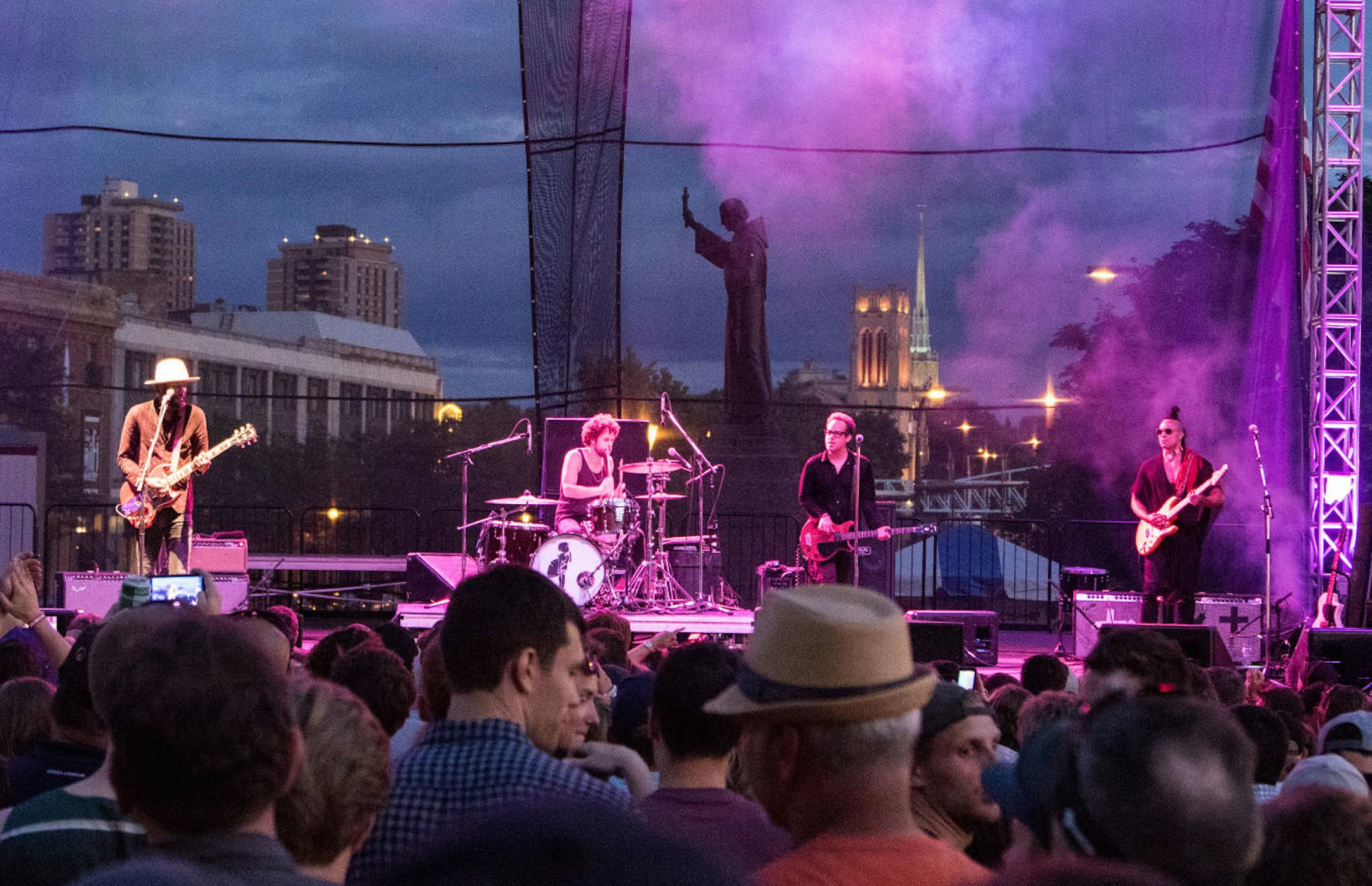 Gary Clark Jr. performs on the PreferredOne Stage on day one of the 2016 Basilica Block Party on July 8, 2016 at the Basilica in Minneapolis, Minn. [ Special to Star Tribune, photo by Matt Blewett, matt@mattebphoto.com, Basilica Block Party 2016, 550335 BASILICA070916