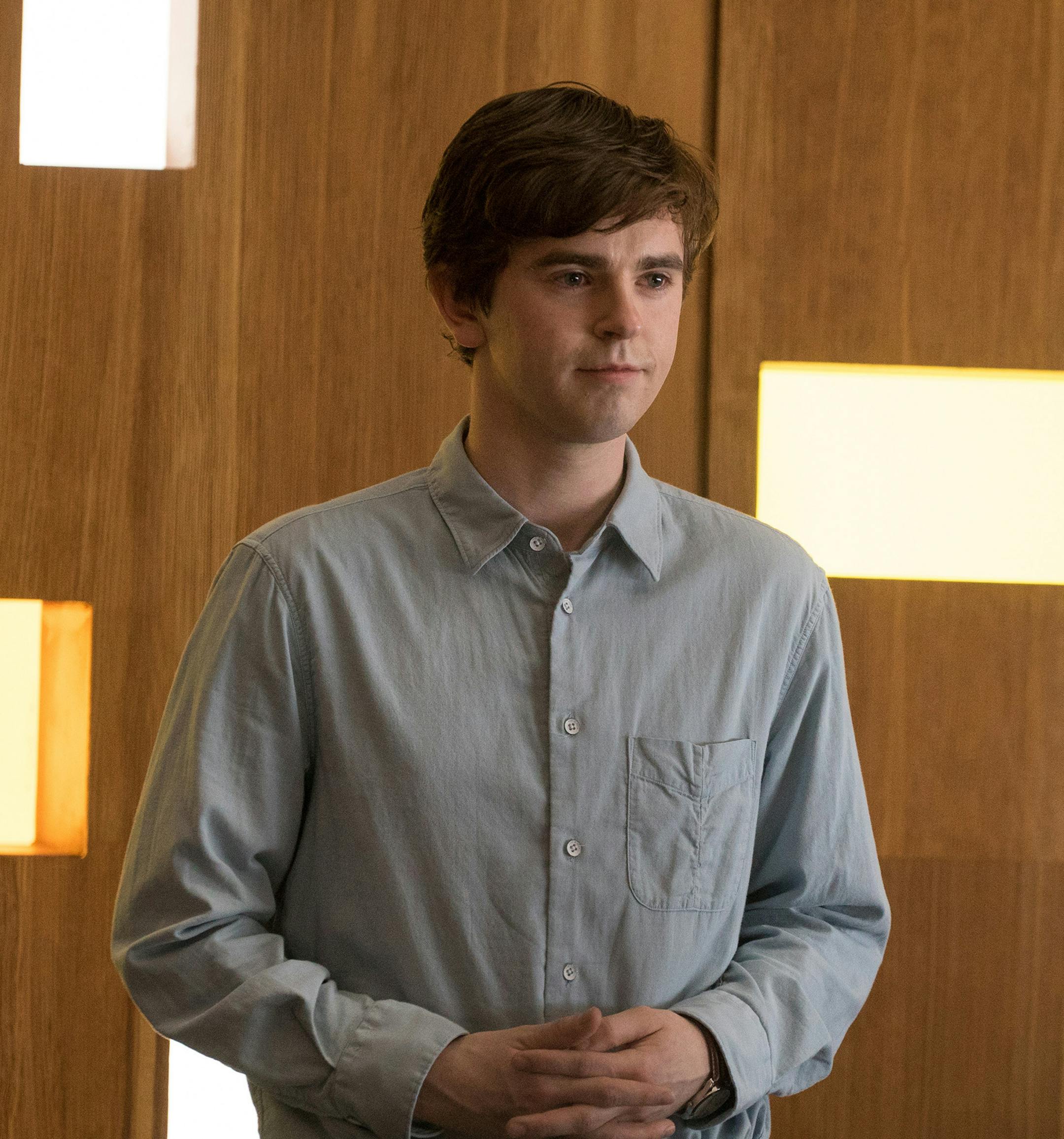 Freddie Highmore in "The Good Doctor." (ABC/Liane Hentscher) ORG XMIT: 1214583