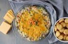 Minnesota Hot Dish Dip combines a classic hot dish ingredients with a McCormick gravy mix. Provided photo.