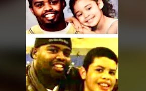 Carl Woodard and family members.