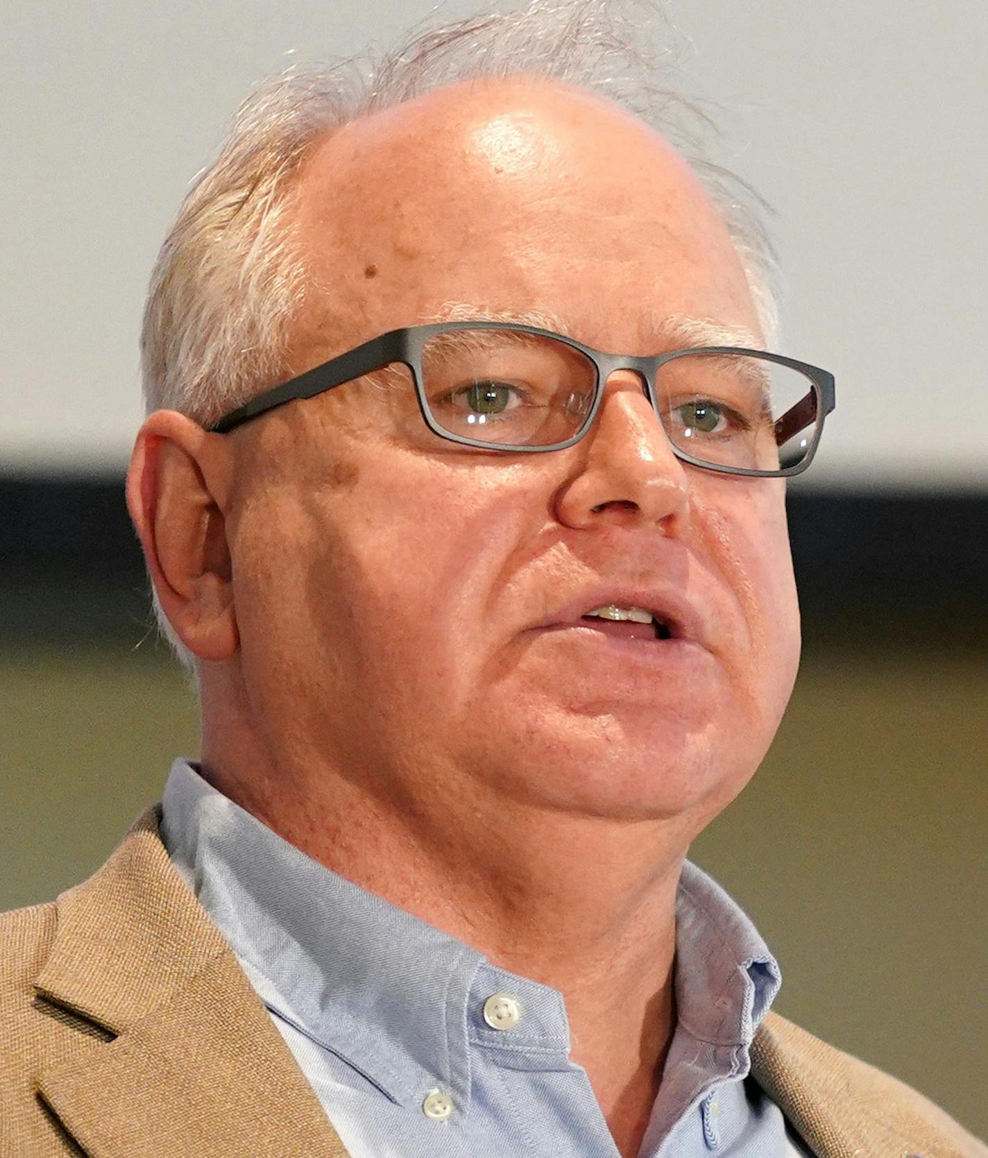 Gov. Tim Walz responded to remarks made my Senate Majority Leader Paul Gazelka during a press conference to announce a new executive order that eases restrictions on restaurants, gyms, and other areas of the economy Friday. ] ANTHONY SOUFFLE • anthony.souffle@startribune.com Gov. Tim Walz spoke at a press conference to announce a new executive order that eases restrictions on restaurants, gyms, and other areas of the economy Friday, June 5, 2020 in St. Paul, Minn.