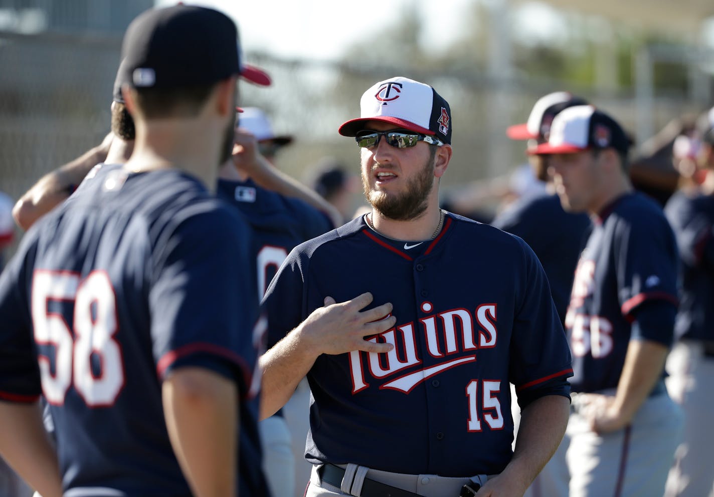 Twins closer Glen Perkins acknowledges the clubhouse has been quiet this spring training. He attributes part of it to nerves of young players. "I've been there," he said. "You hide in your locker so they don't see you and grab you and send you down."