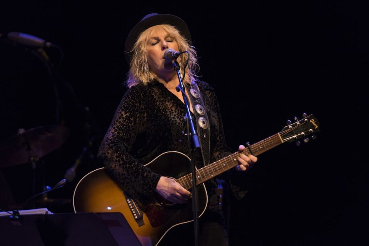 Lucinda Williams performs at the Fitzgerald Theater on Saturday, April 13, 2019.