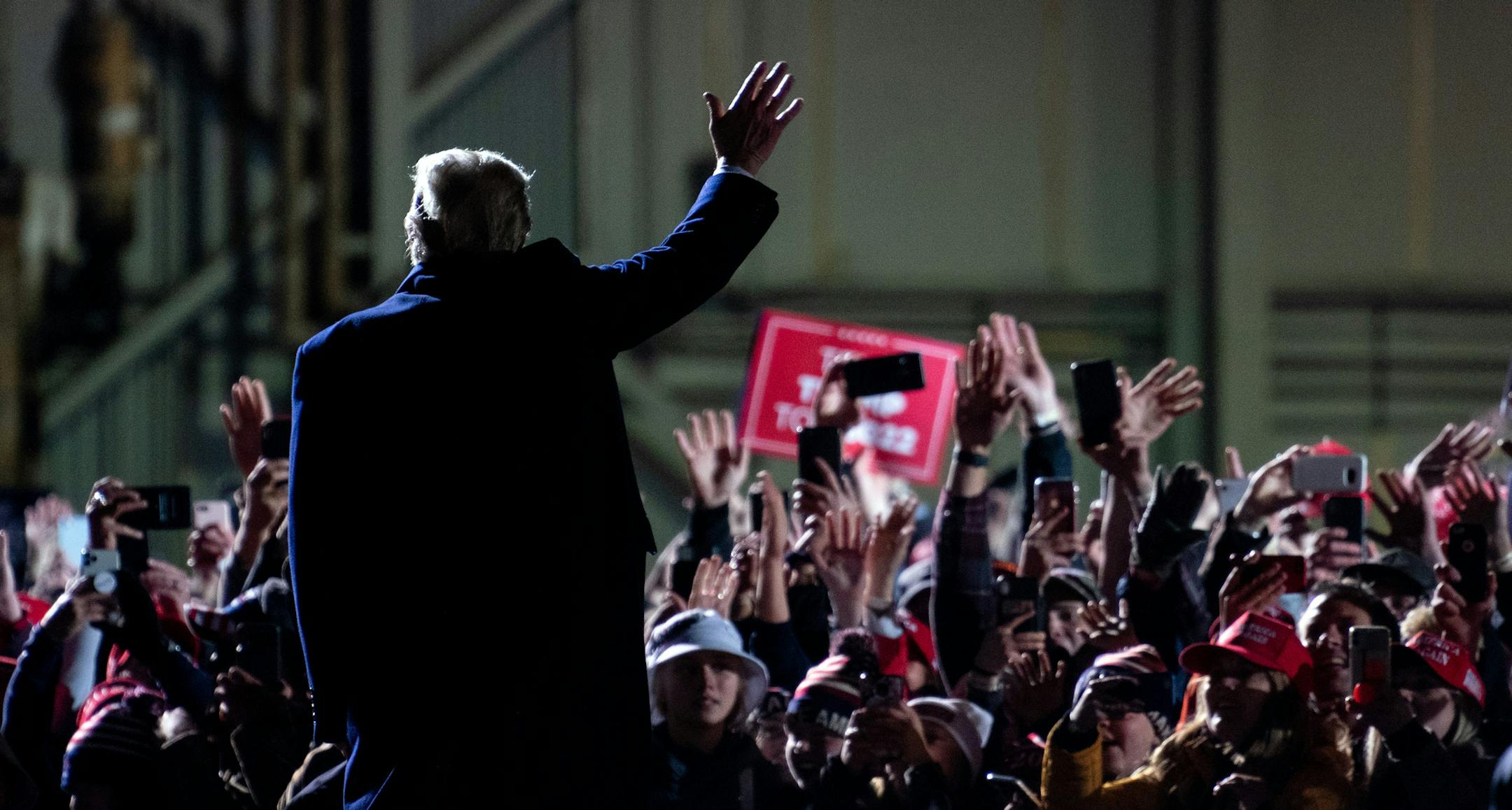 President Donald Trump on Wednesday night, Sept. 30, 2020, at a reelection campaign rally in Duluth, Minn. Trump revealed early Friday morning, Oct. 2, 2020, that he and the first lady, Melania Trump, had tested positive for the coronavirus, throwing the nation's leadership into uncertainty and escalating the crisis posed by a pandemic that has already killed more than 207,000 Americans and devastated the economy. (Erin Schaff/The New York Times)