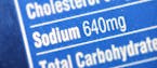 Read food labels to see how much sodium per serving.