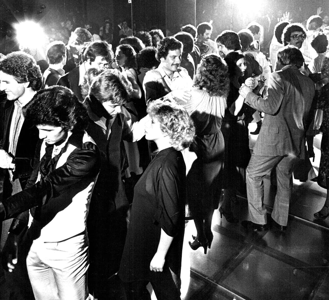 The dance floor was crowded at the Oz Disco in the old Lowry Hotel back in March 1979. 