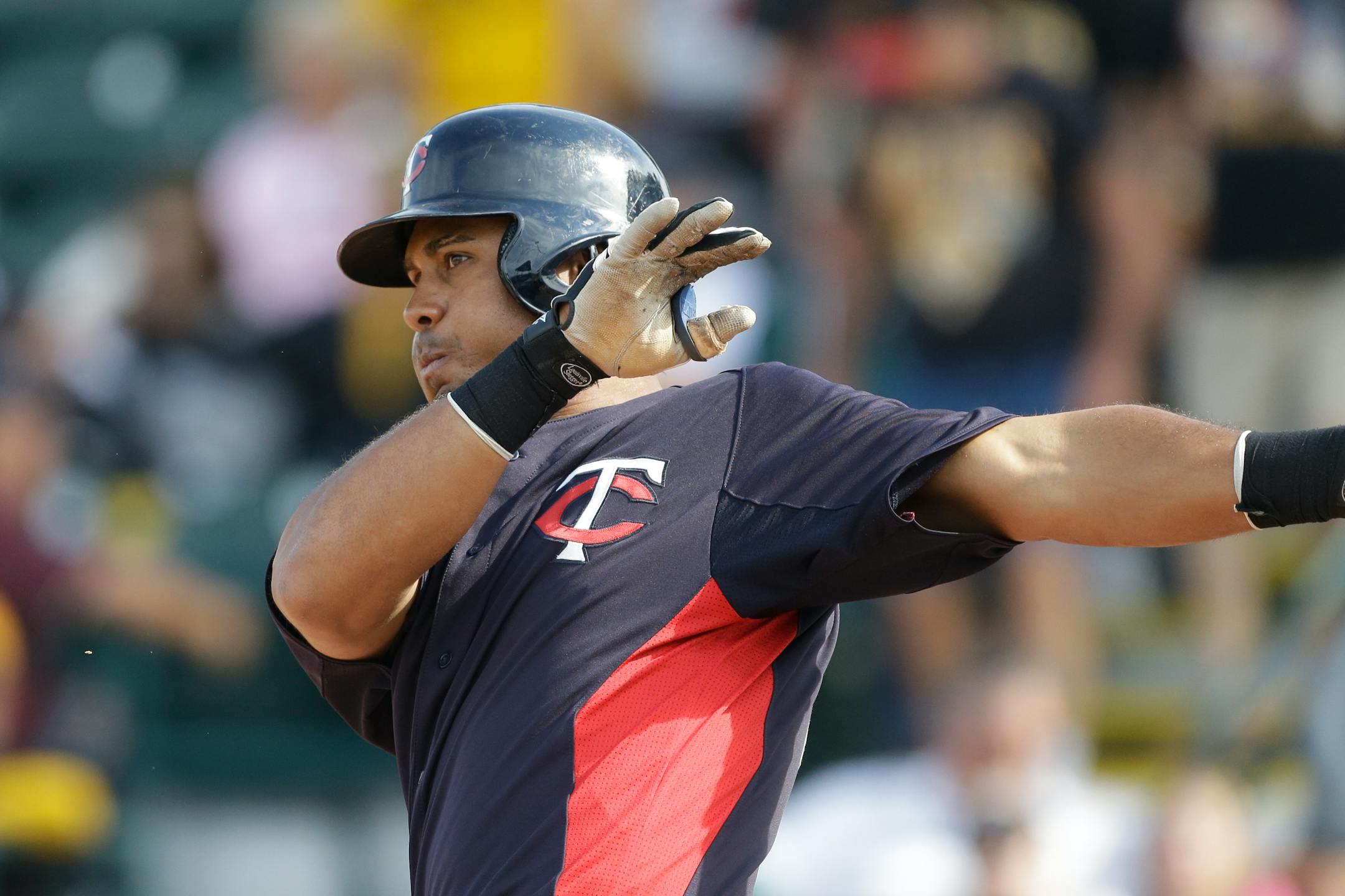 Twins outfielder Wilkin Ramirez during spring training.