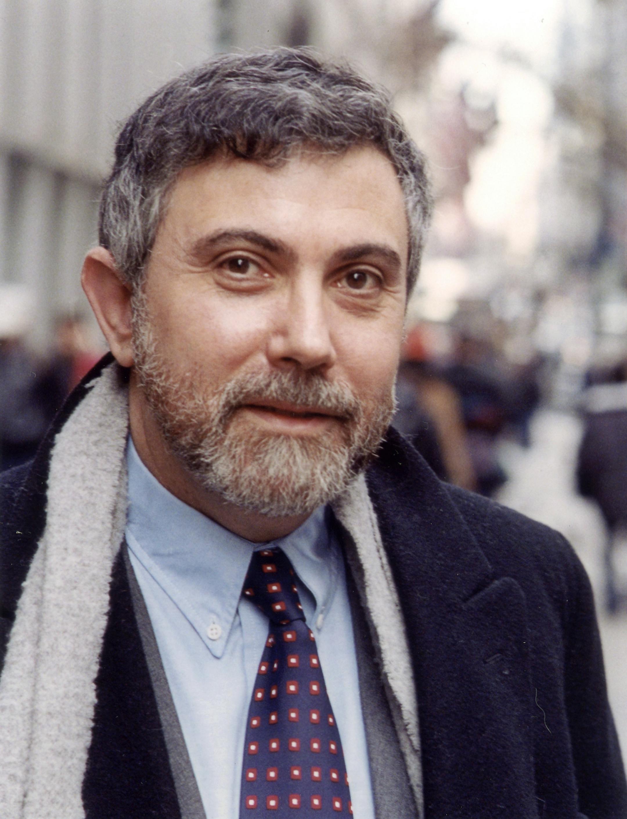 An undated handout photo shows top US economist Paul Krugman, who won the 2008 Nobel Economics Prize on October 13, 2008 for "analysis of trade patterns and location of economic activity," the Nobel jury said. AFP PHOTO / EEA