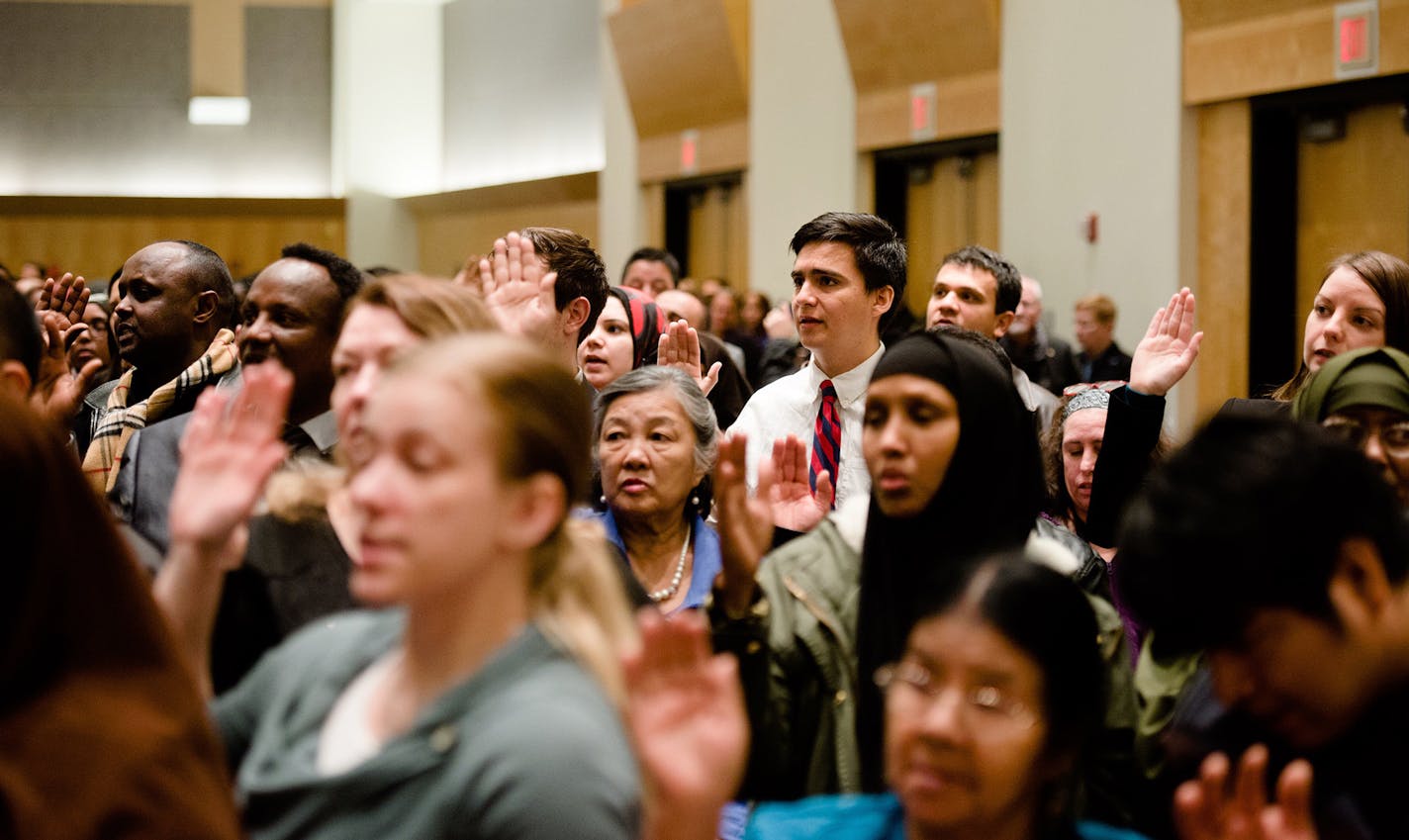 Star Tribune reporter Miguel Otárola became a U.S. citizen on Feb. 13, 2017.