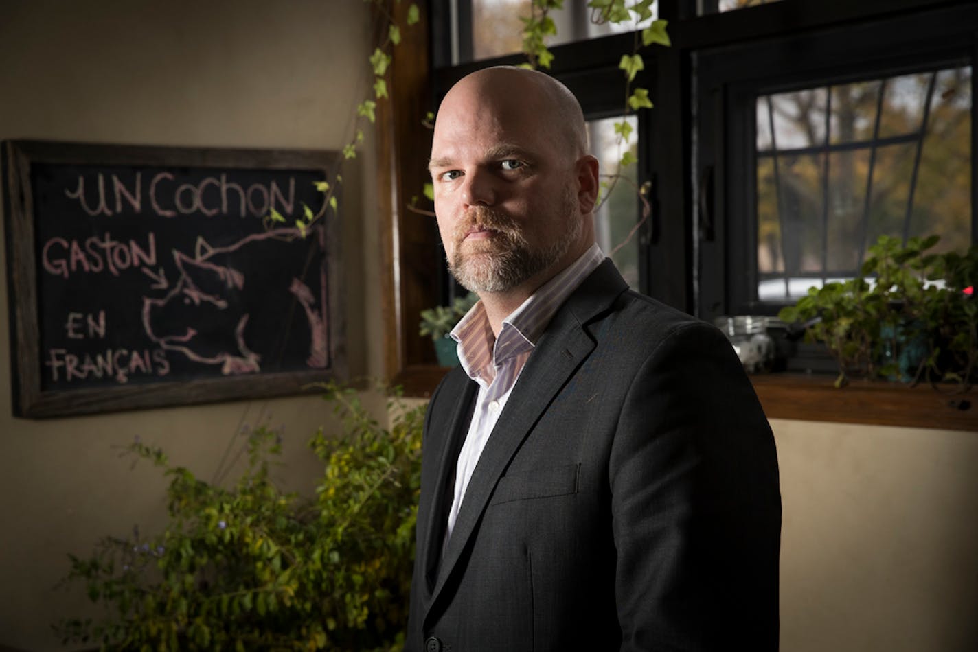 Bar Brigade chef JD Fratzke photographed on November 2, 2017, in St. Paul, Minn. ] RENEE JONES SCHNEIDER ¥ renee.jones@startribune.com