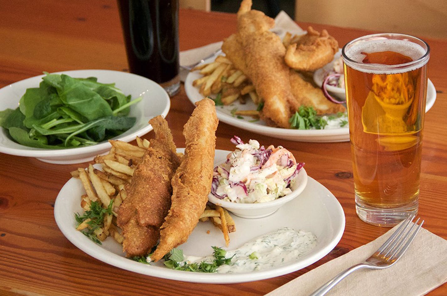 Fish fry at the Birchwood Cafe.