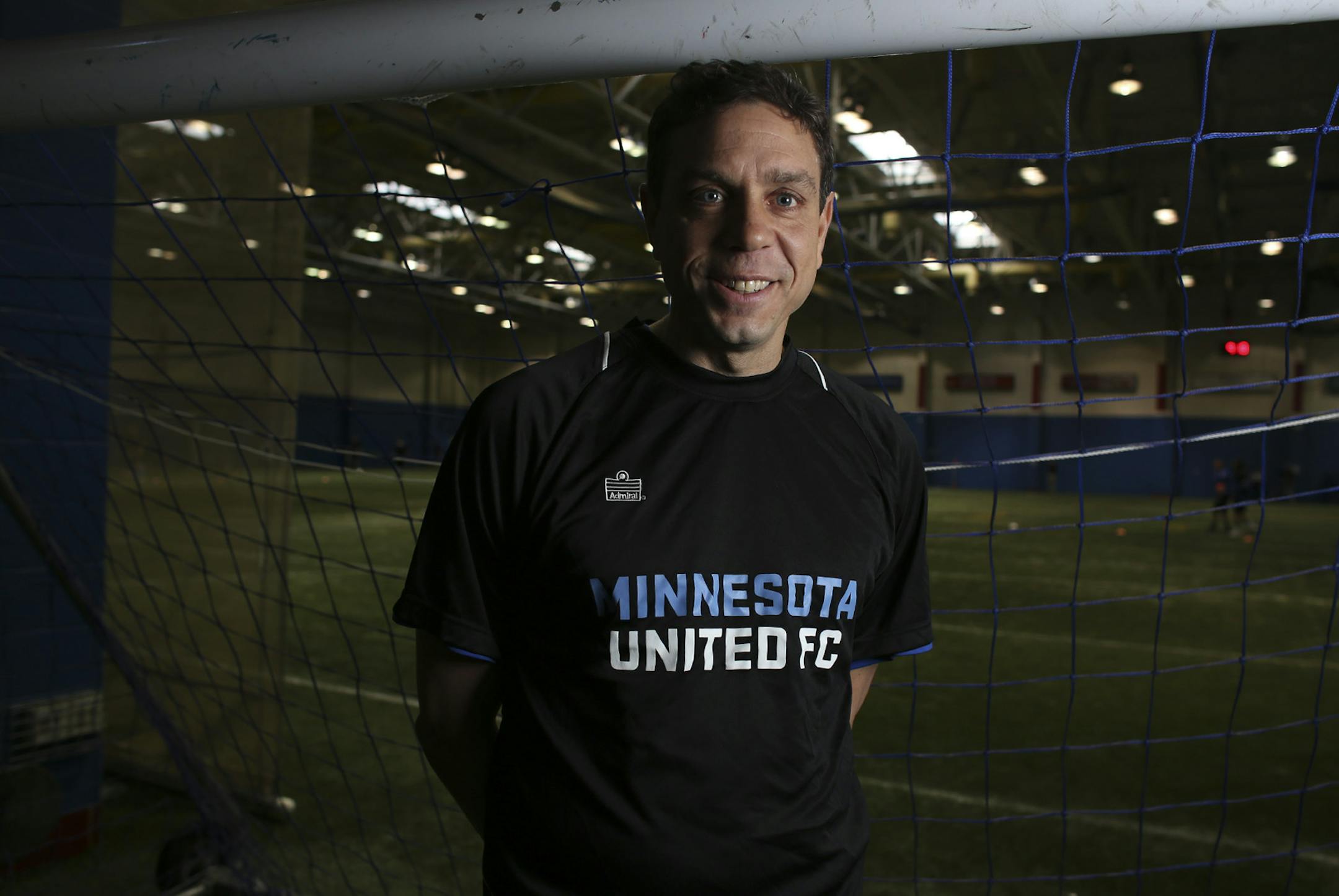 Manny Lagos of Minnesota United FC wears many hats for the soccer club — locker-room unifier, game-day tactician and salesman among them. Minnesota plays New York Cosmos on Saturday; Lagos was 7 years old in 1978 when the Minnesota Kicks routed the New York Cosmos 9-2 at Metropolitan Stadium.