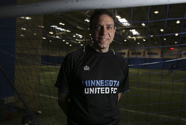 Manny Lagos of Minnesota United FC wears many hats for the soccer club &#x2014; locker-room unifier, game-day tactician and salesman among them. Minne