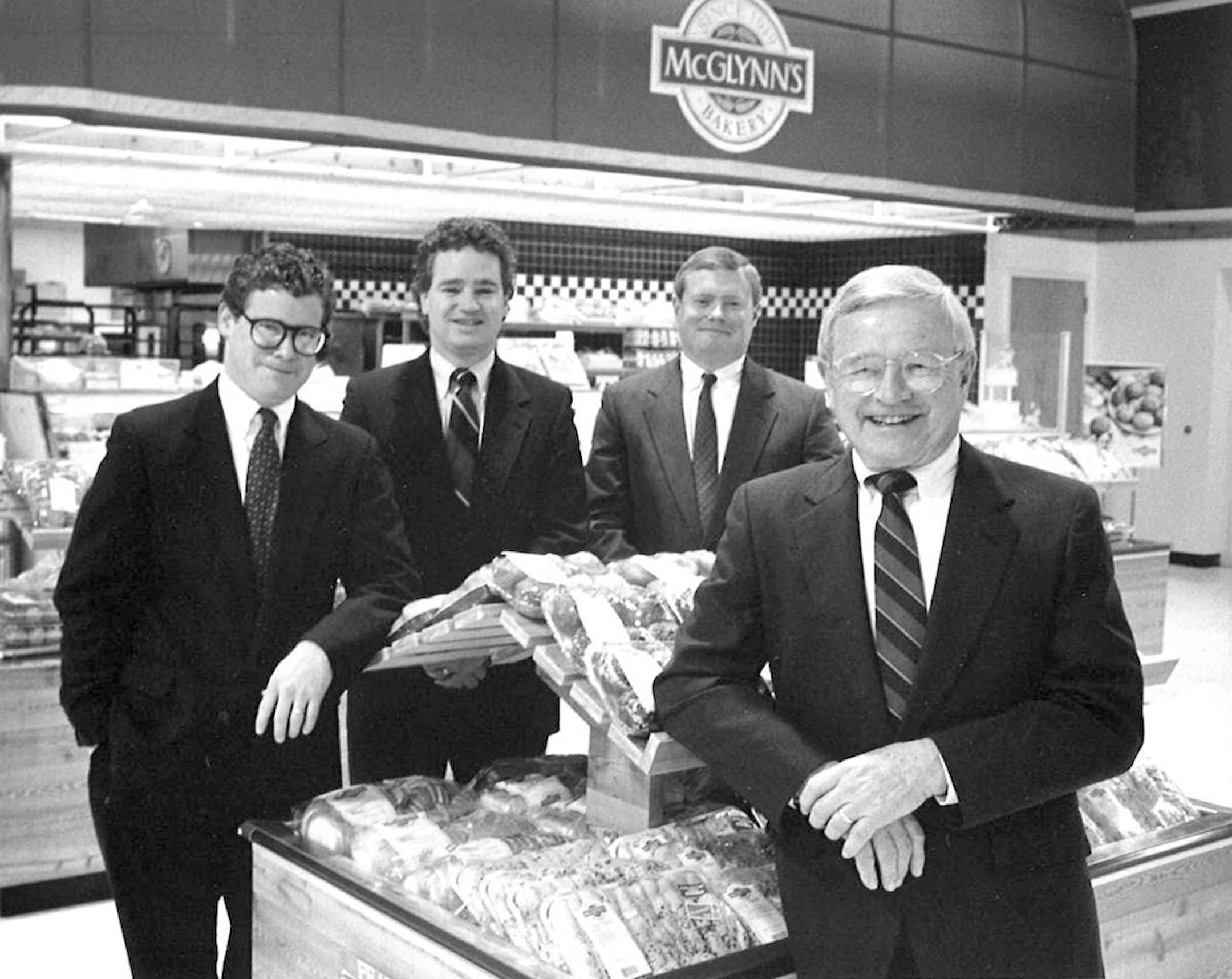 provided photo c 1980's left to right: Tom McGlynn, Mike McGlynn, Dan McGlynn, Burt McGlynn.