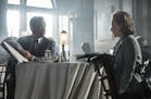 In this image released by 20th Century Fox, Tom Hanks portrays Ben Bradlee, left, and Meryl Streep portrays Katharine Graham in a scene from "The Post
