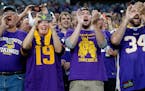 Vikings are 16.5-point favorites -- second-biggest spread in team history
