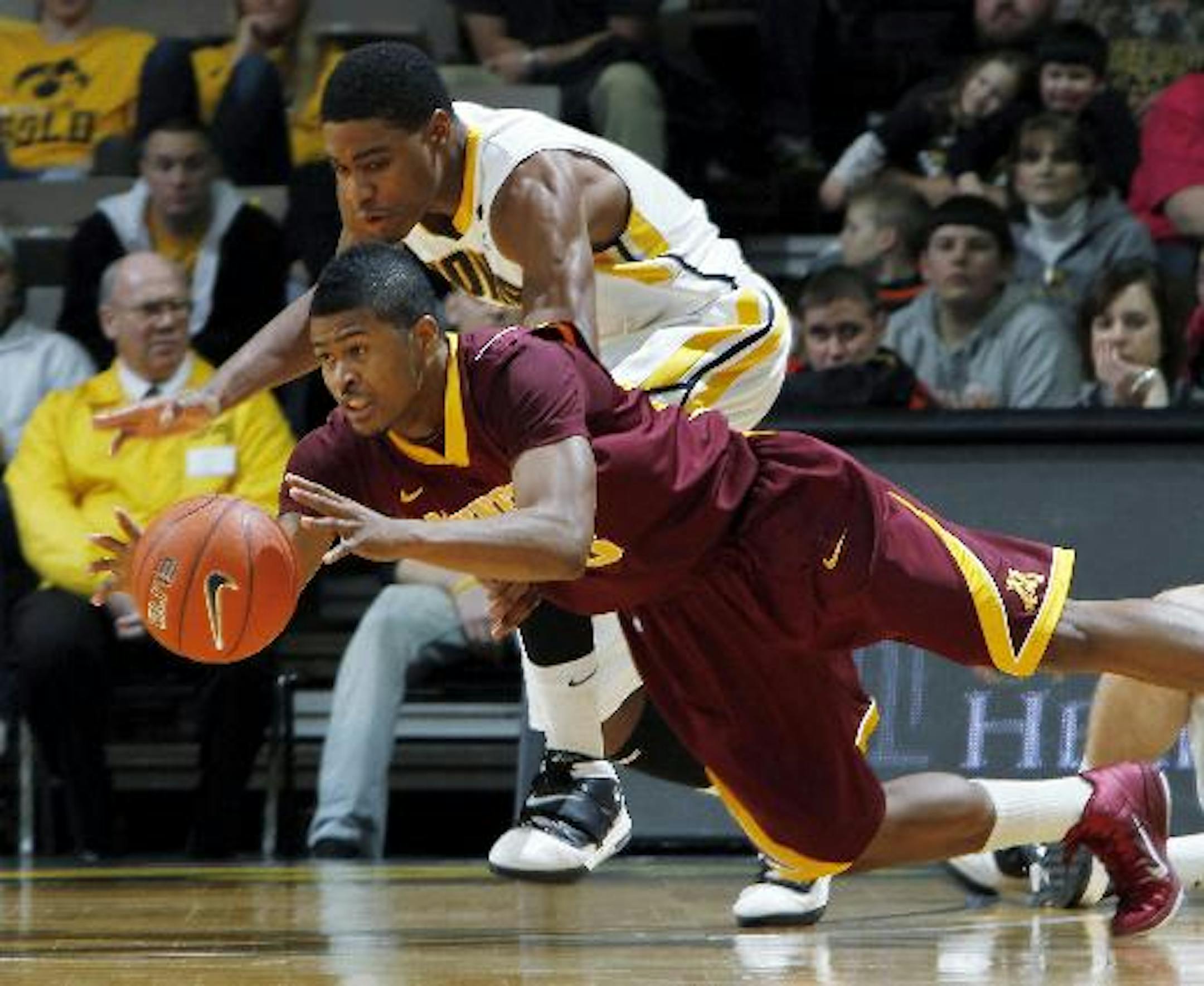 Maverick Ahanmisi is one of three players fighting for the point guard position
