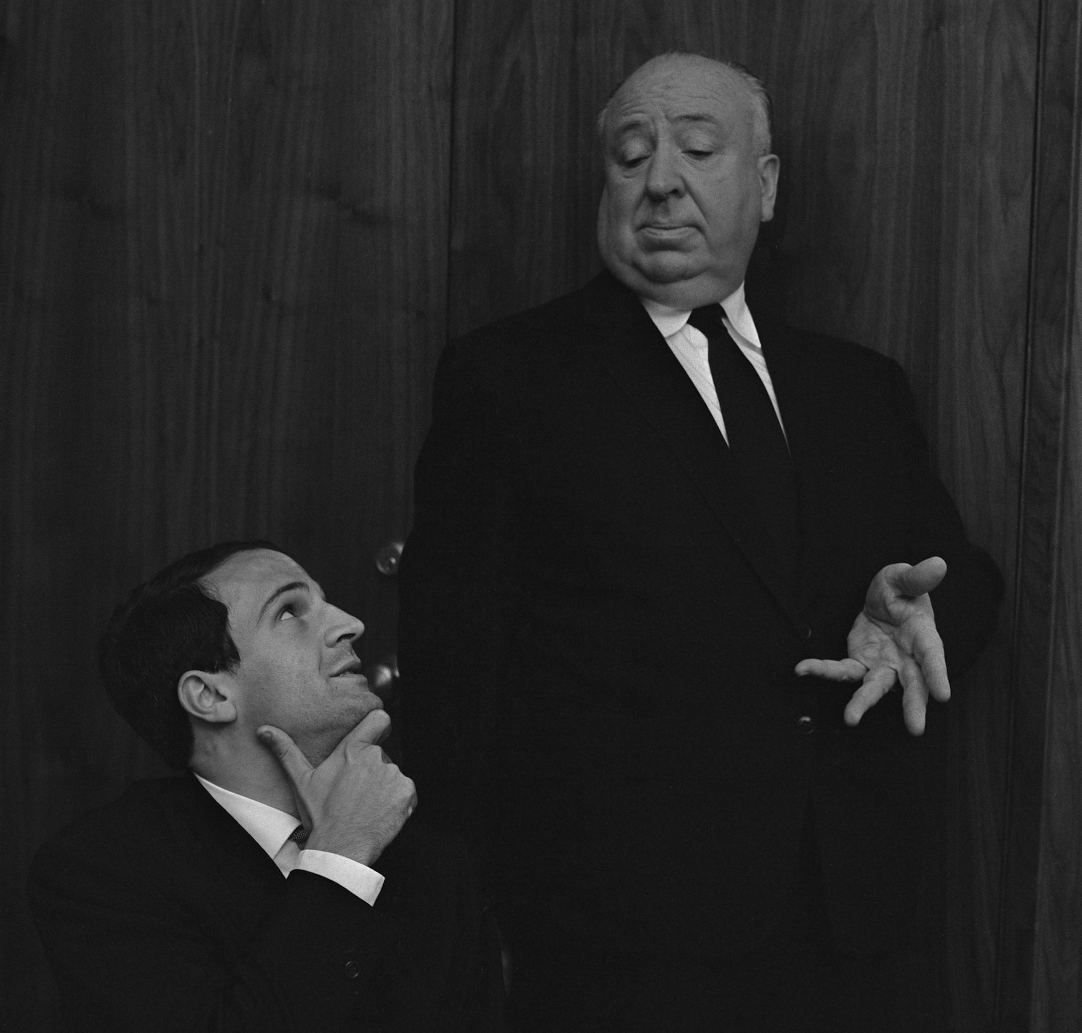 Francois Truffaut and Alfred Hitchcock. From "Hitchcock/Truffaut" Photo by Philippe Halsman Courtesy of Cohen Media Group