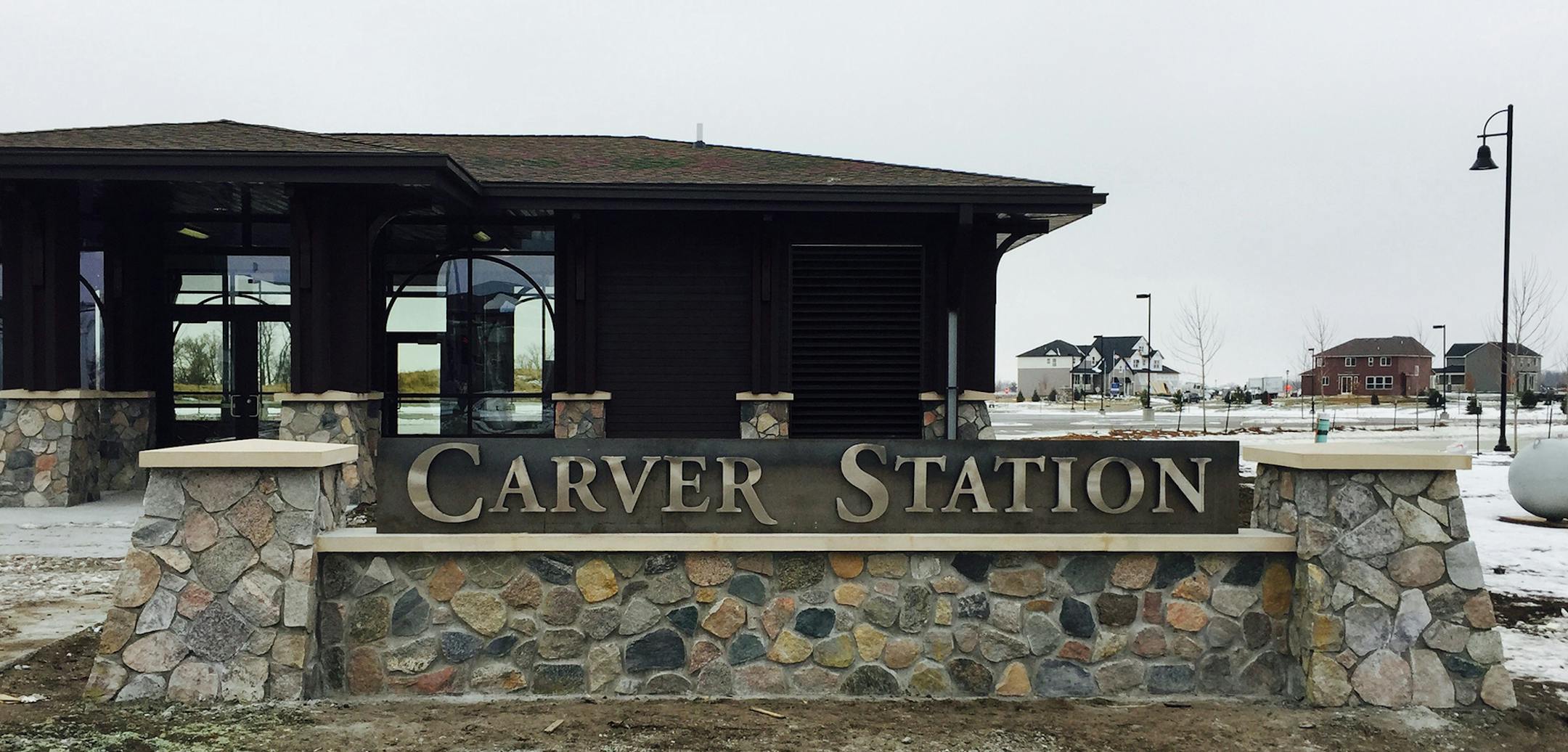 Carver transit station. Photo: City of Carver