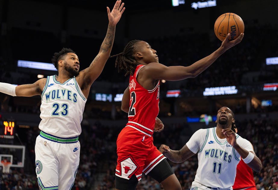 Timberwolves fall to Bulls 109-101 drop out of first place in West again