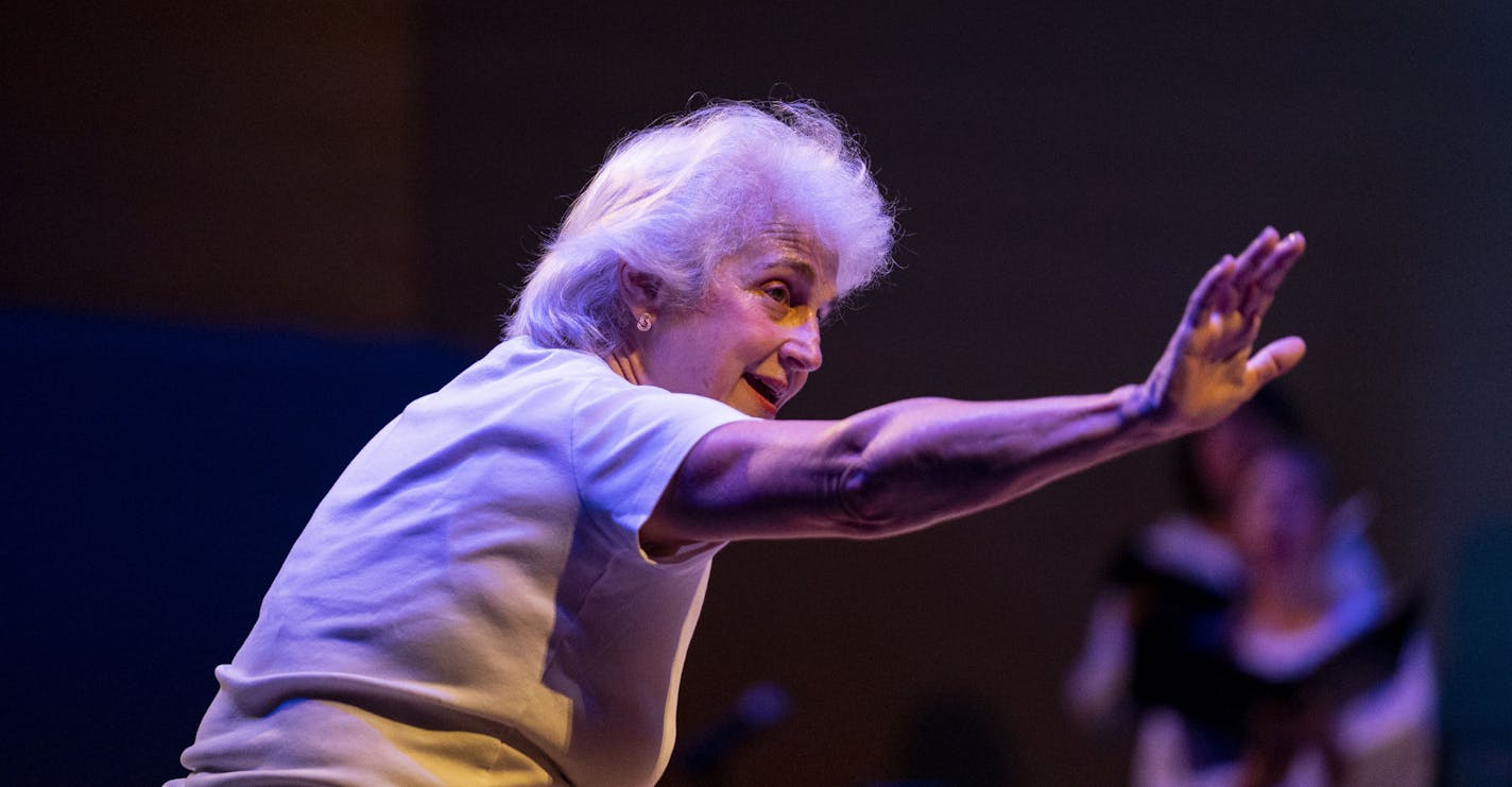 Maria Guinand lead the Minnesota orchestra in a rehearsal of La Pasi&#xf3;n seg&#xfa;n San Marcos on Wednesday in preparation for performances on August 2nd and 3rd.] ALEX KORMANN &#x2022; alex.kormann@startribune.com La Pasi&#xf3;n seg&#xfa;n San Marcos has only been performed some 34 times and almost all of those performances have featured a Venezuelan choir, Schola Cantorum de Venezuela. Due to rampant government corruption and the migration crisis in Venezuela, the choir could not travel to