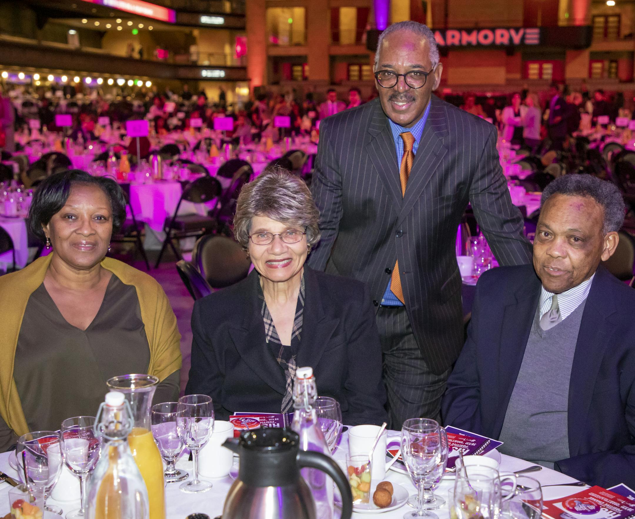 Junauld Braddock-Presley, Nancy Williams, Russell Knighton and Dick Mangram.