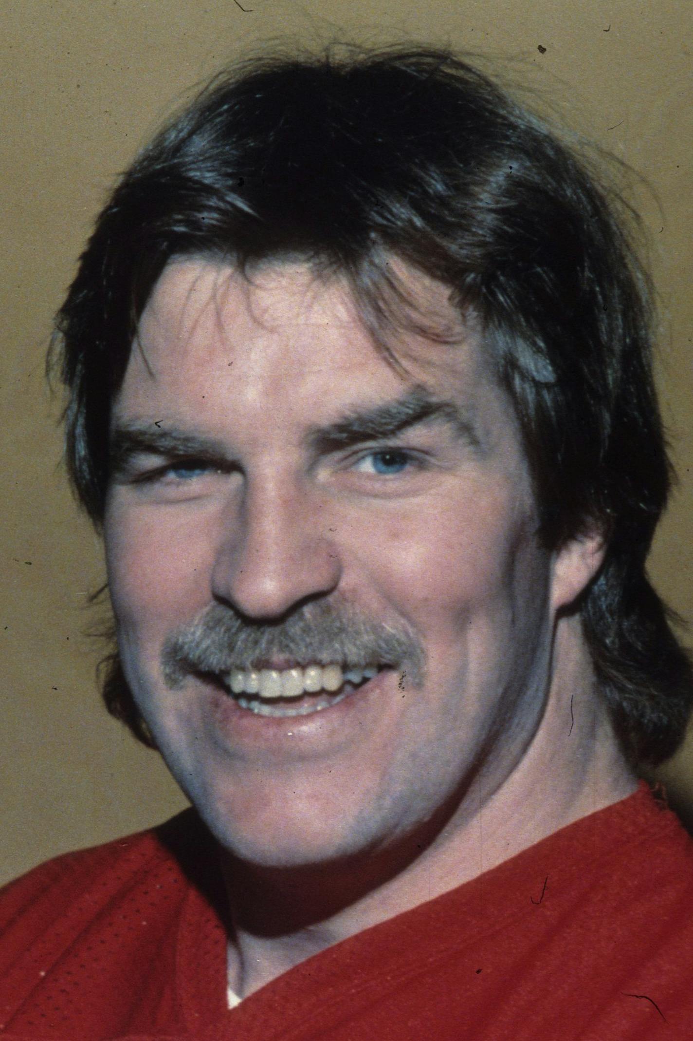 This Aug. 10, 1983, photo provided by the NFL shows San Francisco 49ers football player Keith Fahnhurst posed in Santa Clara, Calif. Former star San Francisco 49ers tackle Keith Fahnhorst has died at 66. The team said Friday he died Tuesday, June 12, 2018. No cause was given. (NFL Photos via AP)