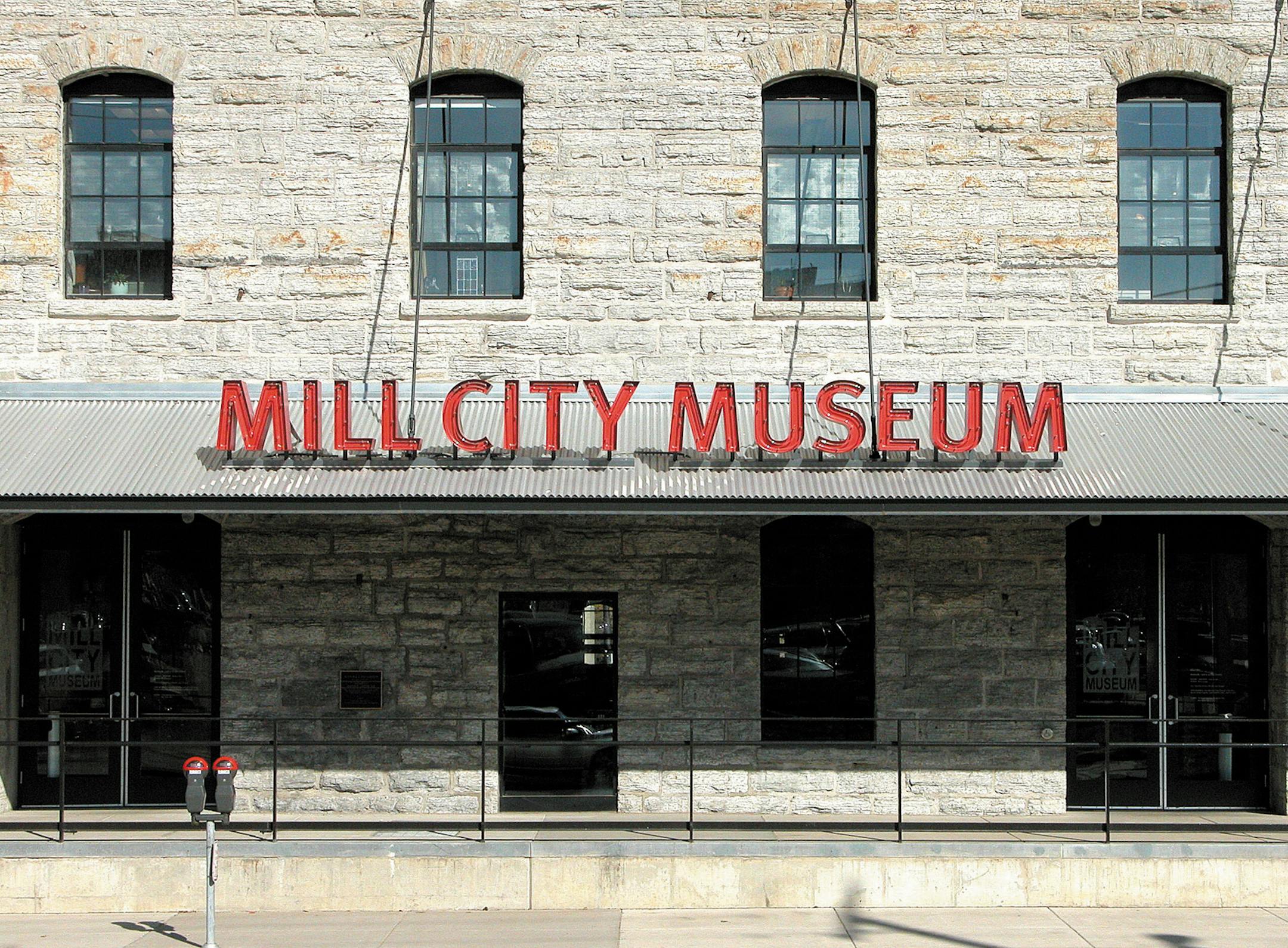 Provided by Minnesota Historical Society Mill City Museum entrance.