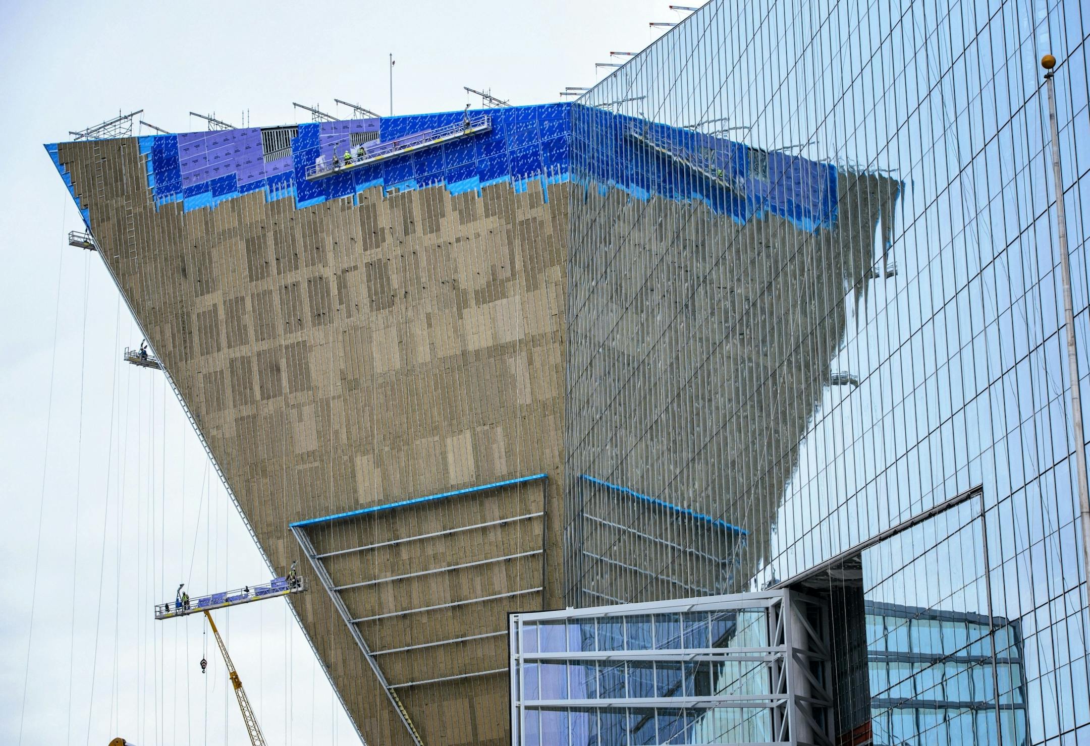 US Bank Stadium where the Minnesota Vikings will play in six months.
