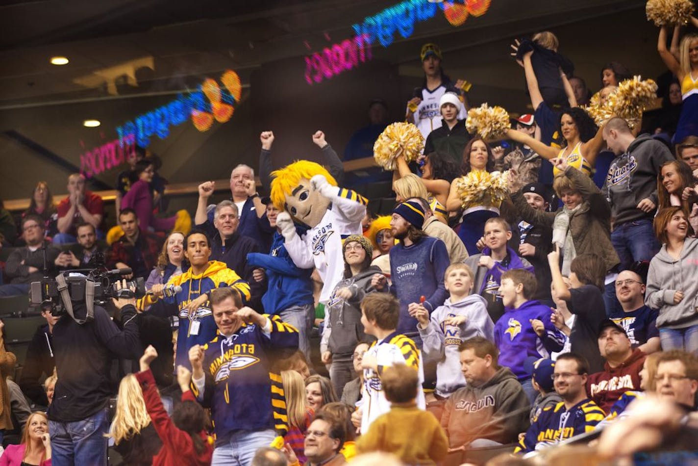 Swarm fans attend a game in 2012.