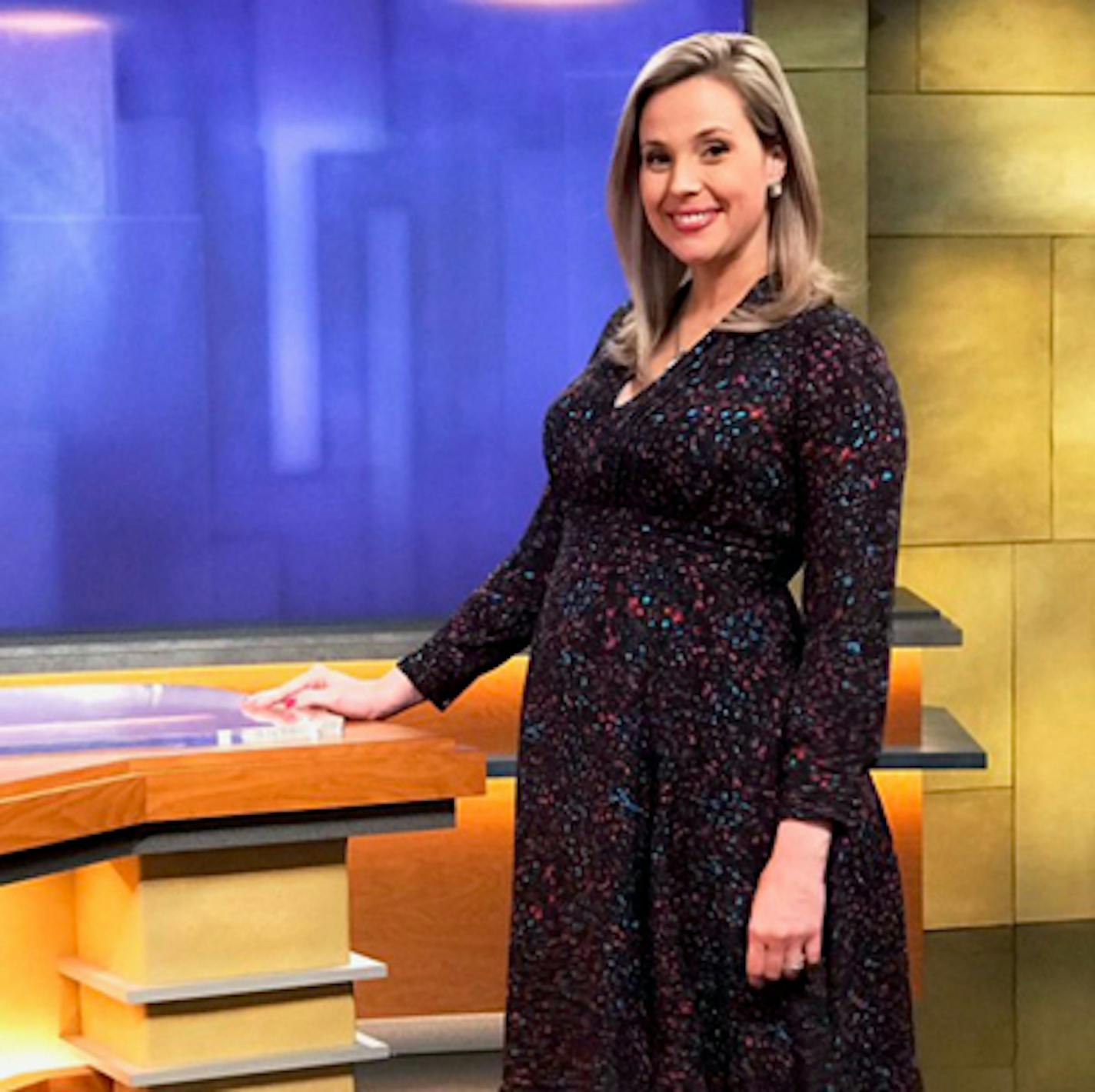 KSTP-TV anchor Lindsey Brown says she could have waited to find out the sex of their baby, but her husband couldn't. (It's a boy.)