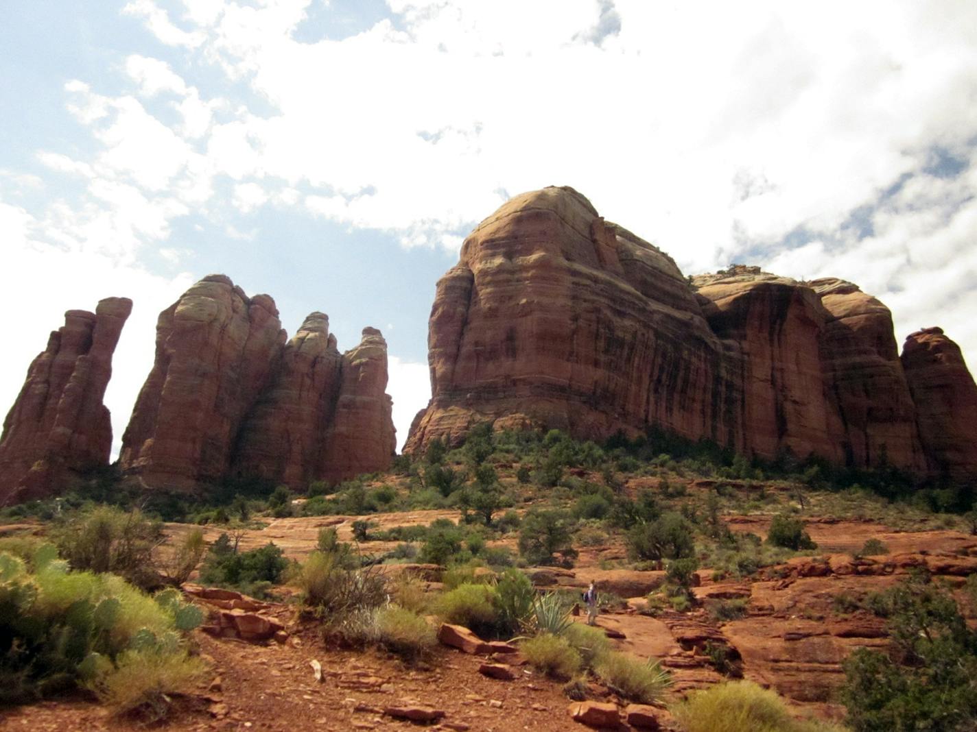 This Sep. 12, 2011 photo shows Cathedral Rock in Sedona, Ariz. A landmark of Sedona's skyline and one of the most photographed sights in Arizona, Cathedral Rock is located in the Coconino National Forest in Yavapai County.