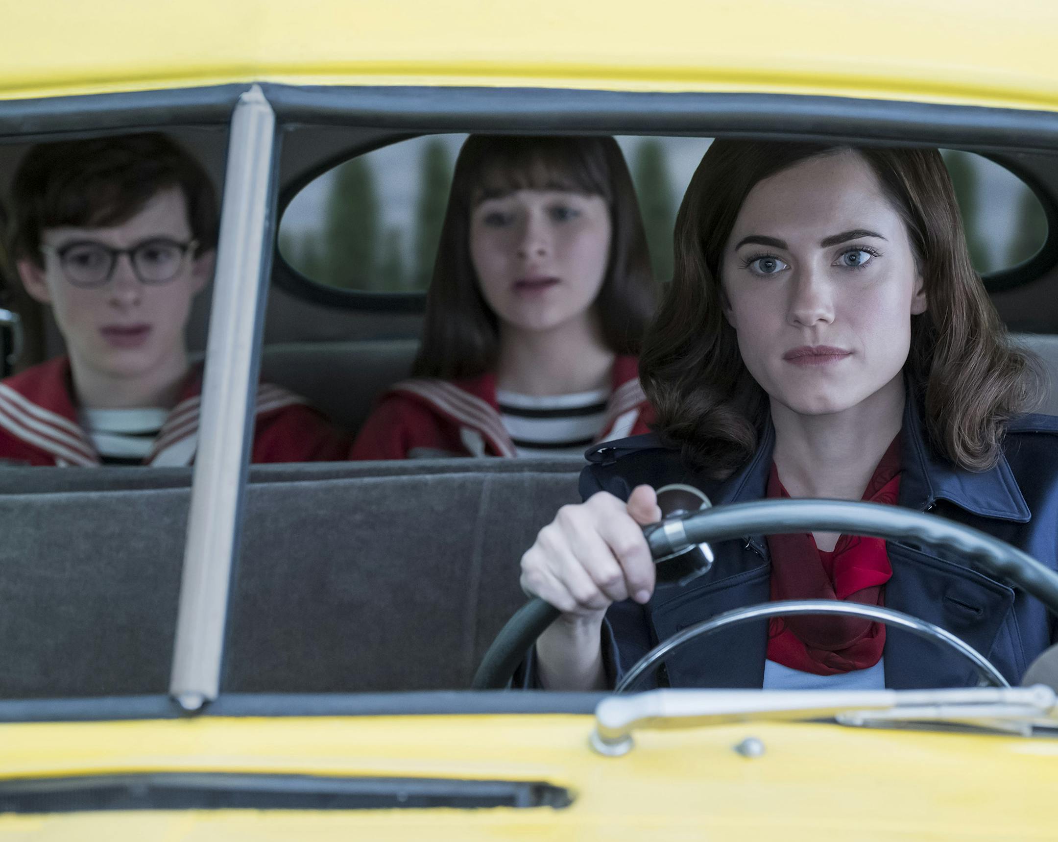 Eike Schroter/Netflix
From left: Louis Hynes, Malina Weissman and Allison Williams in "A Series of Unfortunate Events."