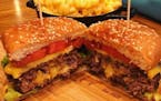 A New York-made Juicy Lucy at a Texas-style barbecue restaurant opening in Staten Island.