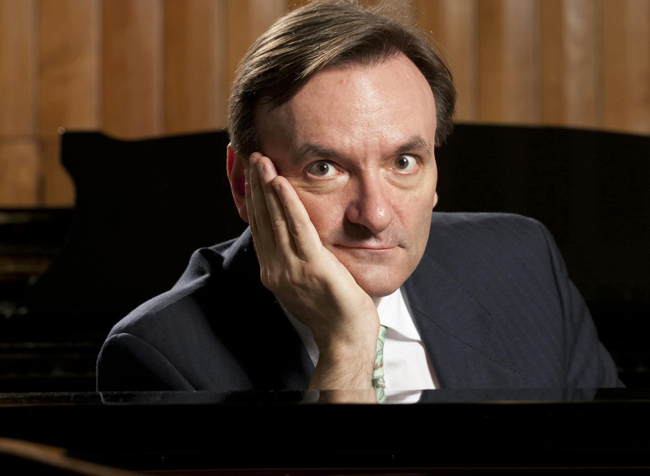 Pianist Stephen Hough, picture taken at the Royal Festival Hall. Picture date 17/05/2011