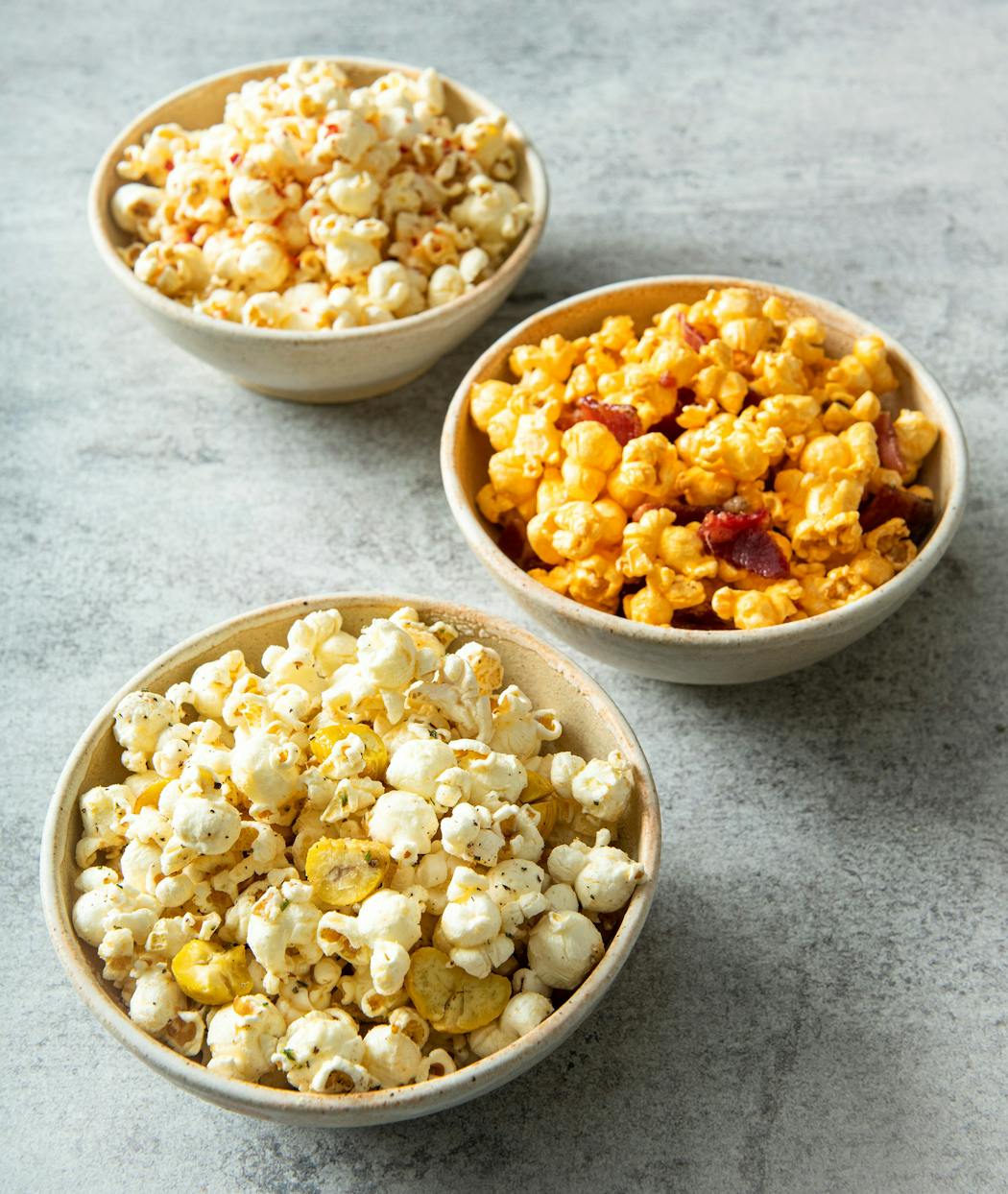 Seasoned popcorn makes the ultimate party snack. 