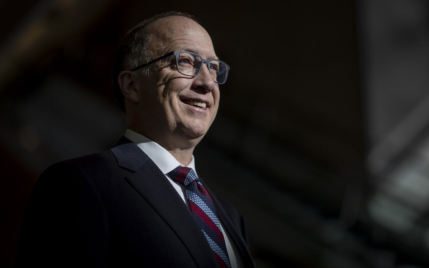 Securian Financial CEO Chris Hilger. ] CARLOS GONZALEZ &#x2022; cgonzalez@startribune.com &#x2013; St. Paul, MN &#x2013; March 26, 2019, Strib50 annual look at largest public companies. Chris Hilger, CEO of Securian Financial for Strib 50.