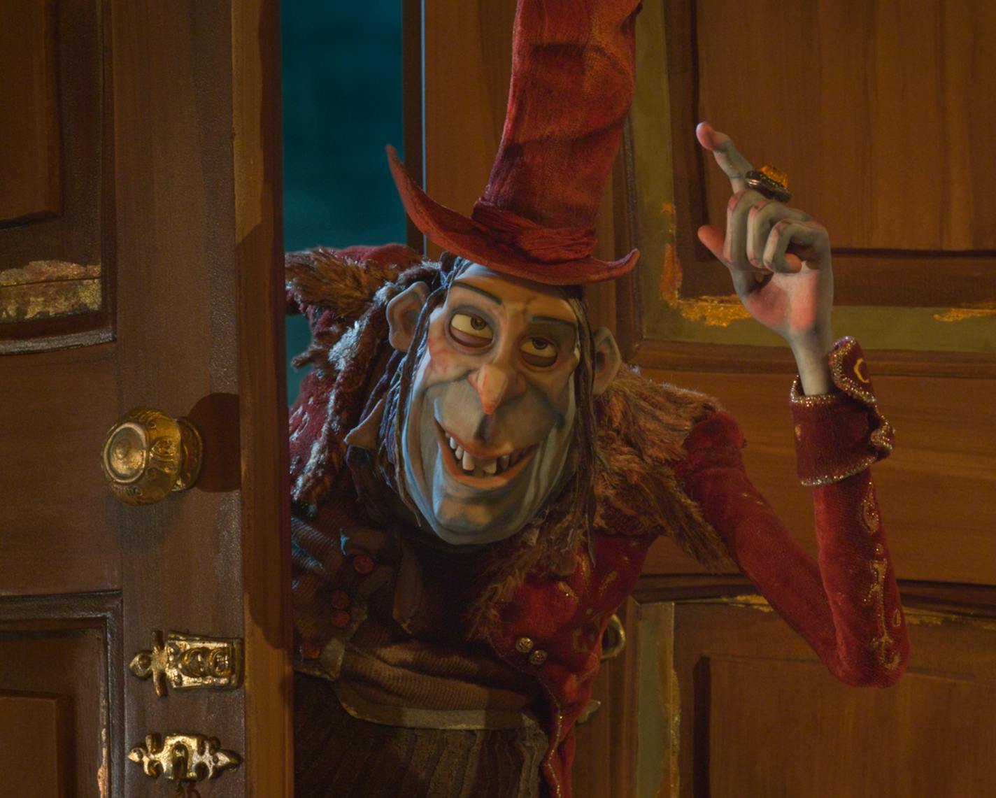 Archibald Snatcher (Ben Kingsley) in LAIKA and Focus Features' family event movie THE BOXTROLLS, opening nationwide September 26th. Credit: LAIKA, Inc. / Focus Features