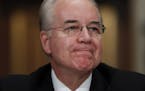 Health and Human Services Secretary-designate, Rep. Tom Price, R-Ga., pauses while testifying on Capitol Hill in Washington, Wednesday, Jan. 18, 2017,