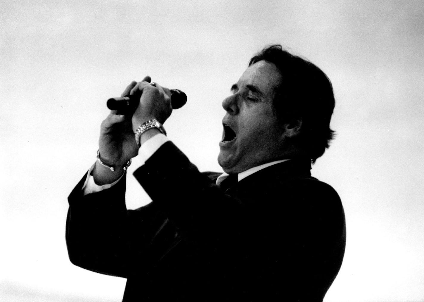 April 14, 1993 Jim Bowers belted out the national anthem at a North Stars game for the final time Tuesday night at Met Center. April 13, 1993 Bruce Bisping, Minneapolis Star Tribune