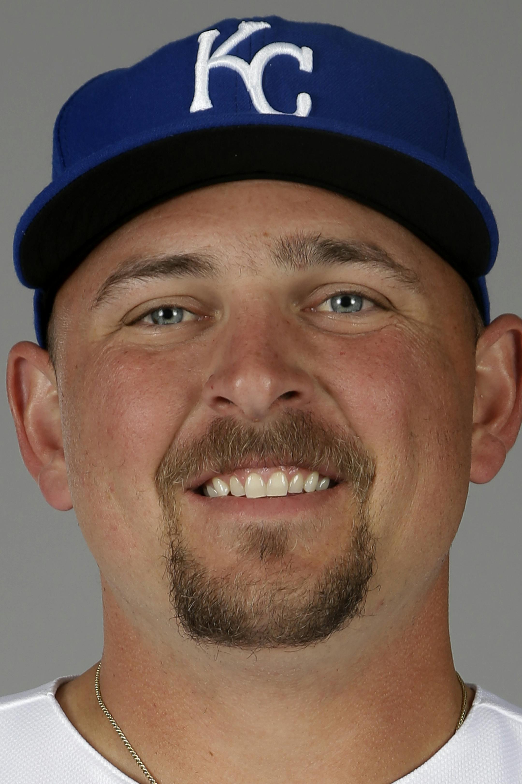 This is a 2014 photo of Billy Butler of the Kansas City Royals baseball team. This image reflects the Royals active roster as of Monday, Feb. 24, 2014, when this image was taken. (AP Photo/Tony Gutierrez) ORG XMIT: AZTG218