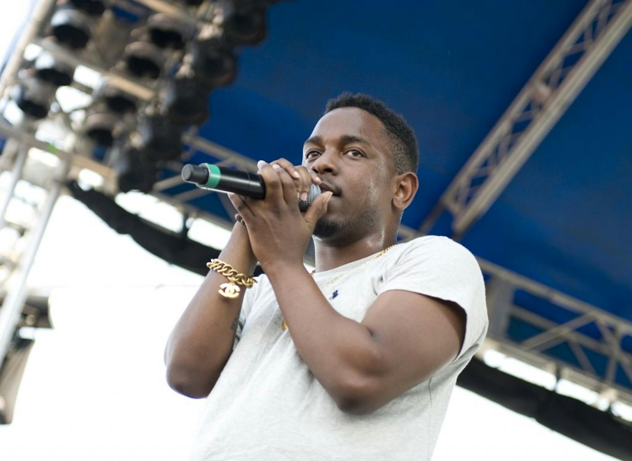 Kendrick Lamar plays Soundset 2012 at Canterbury Park in Shakopee.