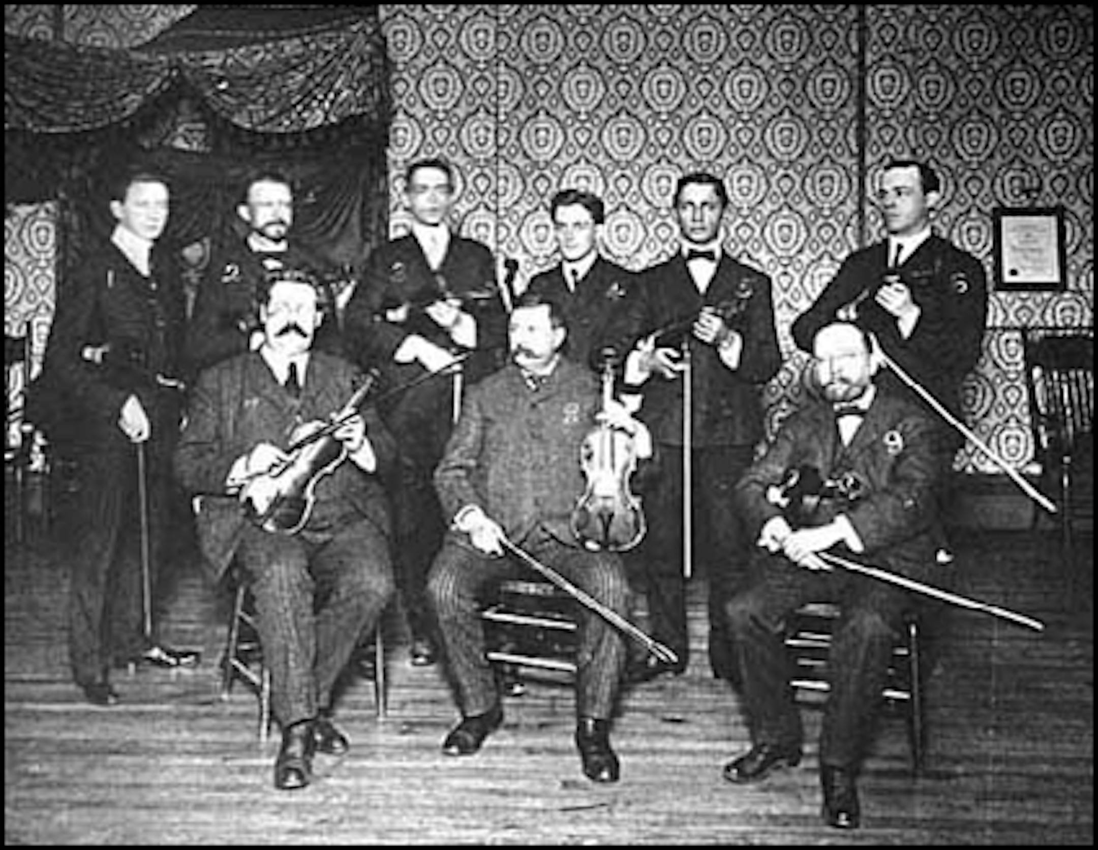 Minneapolis Symphony Orchestra's violin section, 1903