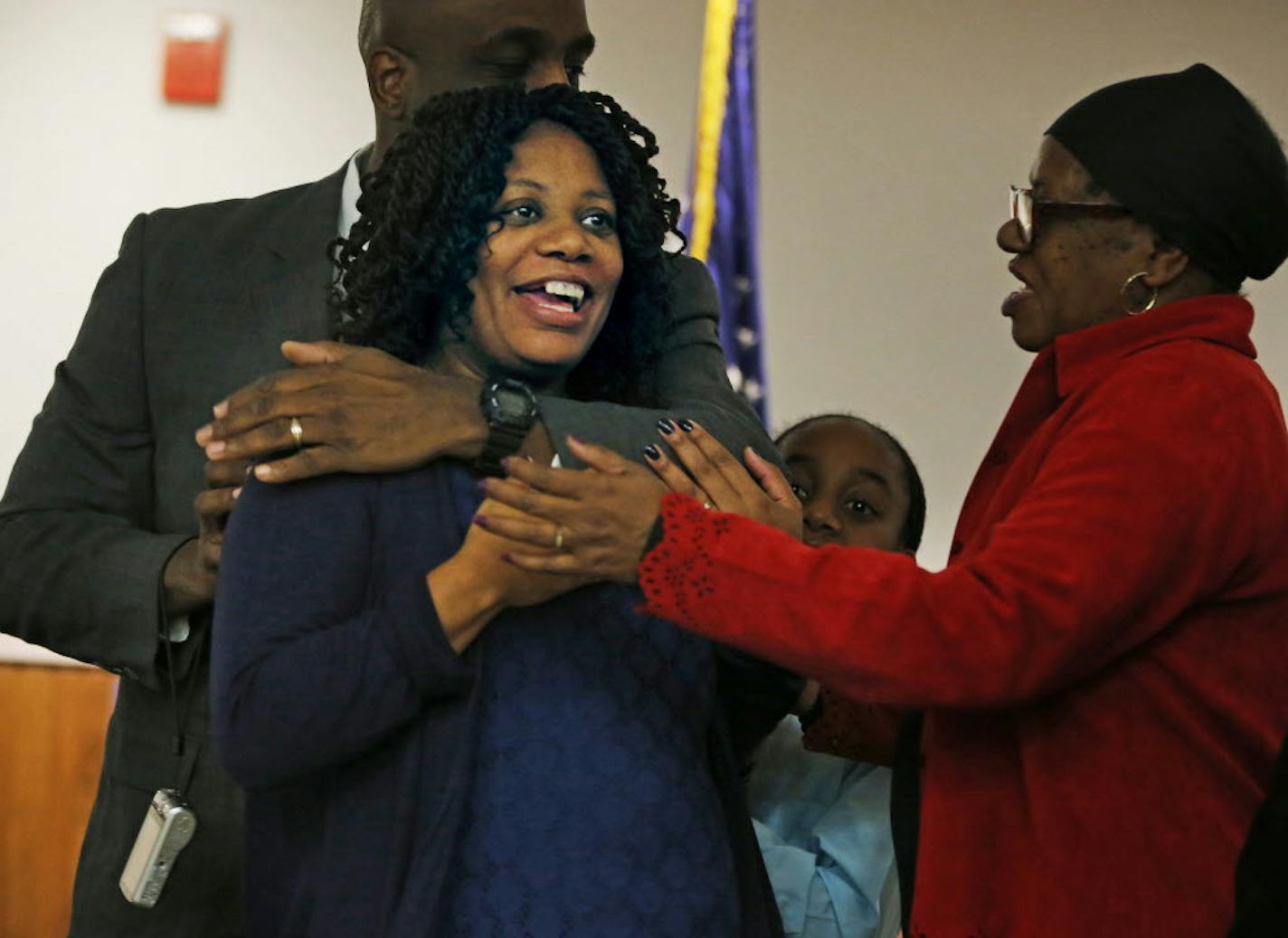 Zuki Ellis. shown at her swearing-in in 2016.